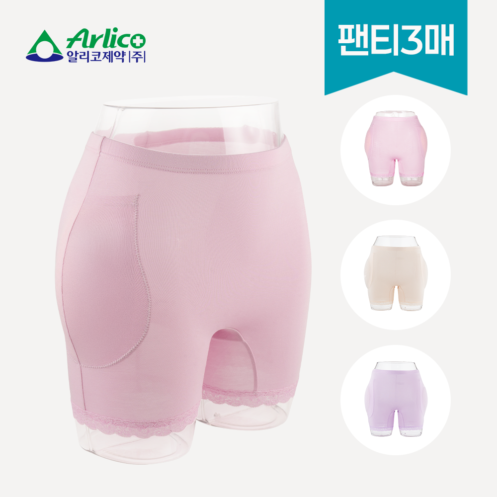알리코제약 고관절보호팬티 교체용 팬티_팬티3매,패드X