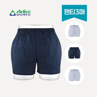 알리코제약 고관절보호팬티 교체용 팬티_팬티3매,패드X