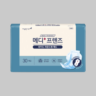 메디프렌즈 와이드 라운드형 패드 58cm 1박스 (30P*8개)