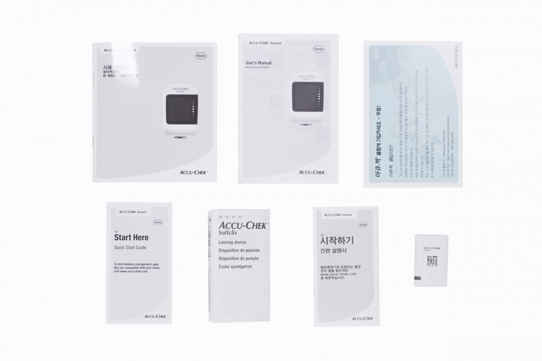 인스턴트 혈당계 키트(측정기+채혈기+검사지10T+채혈침10T)