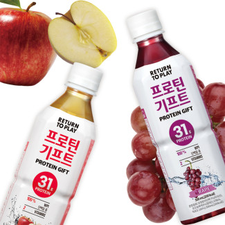 프로틴기프트 500ml 20개 (사과, 포도맛)