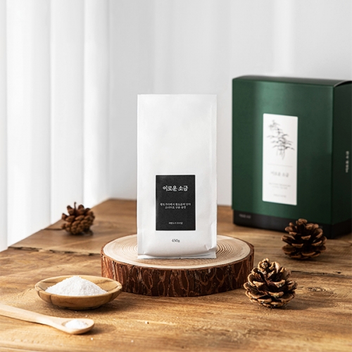소나무로 구운 이로운 소금 (450g)