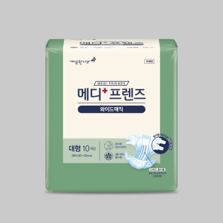 메디프렌즈 와이드매직 대형/특대형 1박스 (10P*10개)